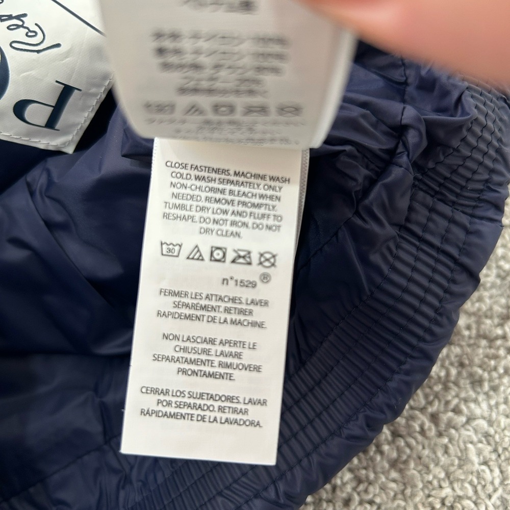 Polo Ralph Lauren Kids Down Puffer Vest Size 6 All Over Logo Kids Outerwear EUC - Picture 9 of 9